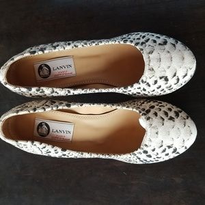 Lanvin Canvas Ballerina Pump